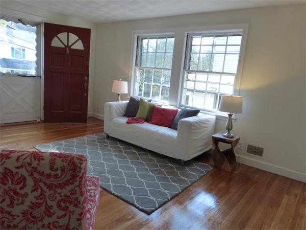 58 Ronald Road Arlington, MA 02474 - Photo 6 of 18 a living room with furniture and wooden floor
