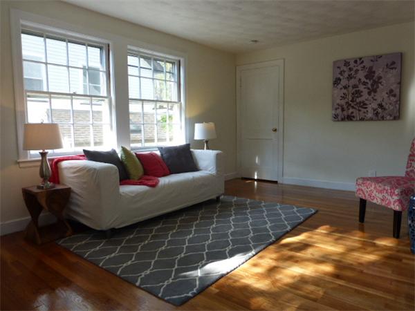 58 Ronald Road Arlington, MA 02474 - Photo 7 of 18 a living room with furniture and a rug