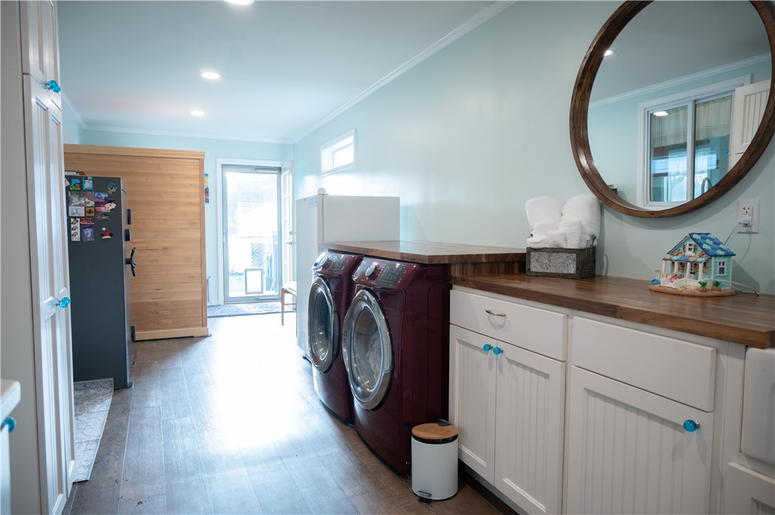 426 Seneca Road Hornellsville, NY 14843 - Photo 11 of 39 Laundry room with the sauna and another entrance t