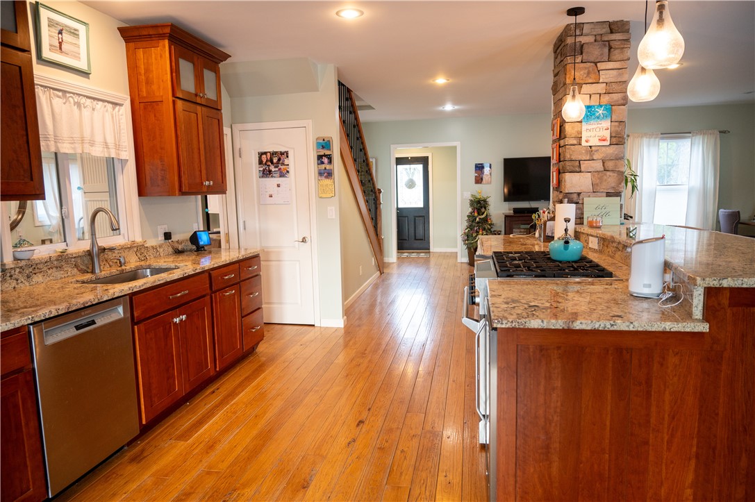 426 Seneca Road Hornellsville, NY 14843 - Photo 6 of 39 Hand scraped hickory hardwood floor by the Amish