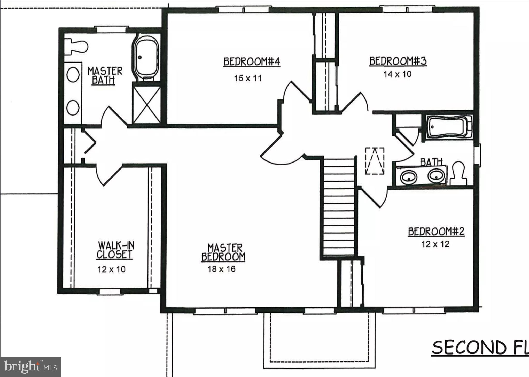 341 Conover Road Hightstown, NJ 08520 - Photo 53 of 54 Floor Plan - Second Level
