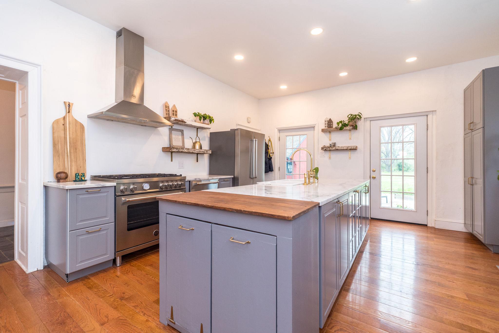 866 Schuylkill Road Birdsboro, PA 19508 - Photo 16 of 73 a kitchen with stainless steel appliances granite countertop a stove and a refrigerator