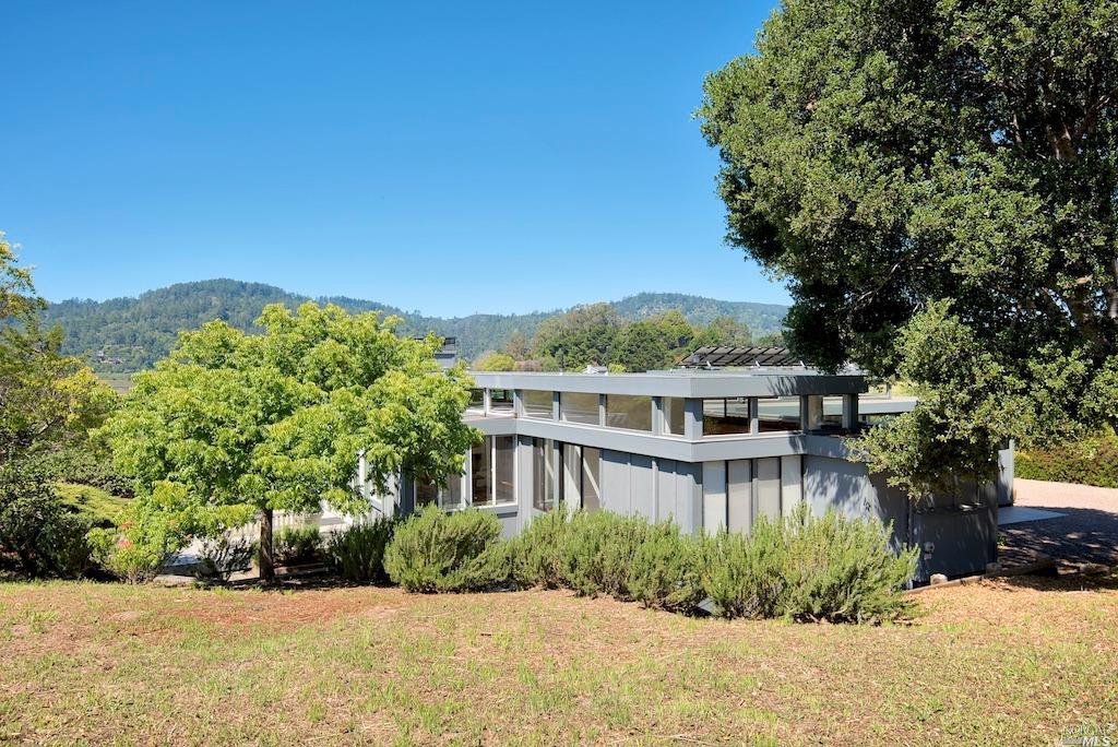 64 Knob Hill Road Point Reyes Station, CA 94956 - Photo 1 of 1 a front view of a house with a yard