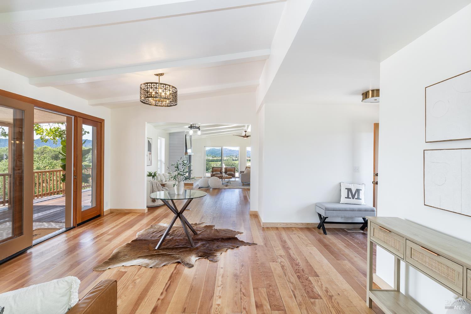 1676 Chiquita Road Healdsburg, CA 95448 - Photo 7 of 45 a view of a room with gym equipment and large windows