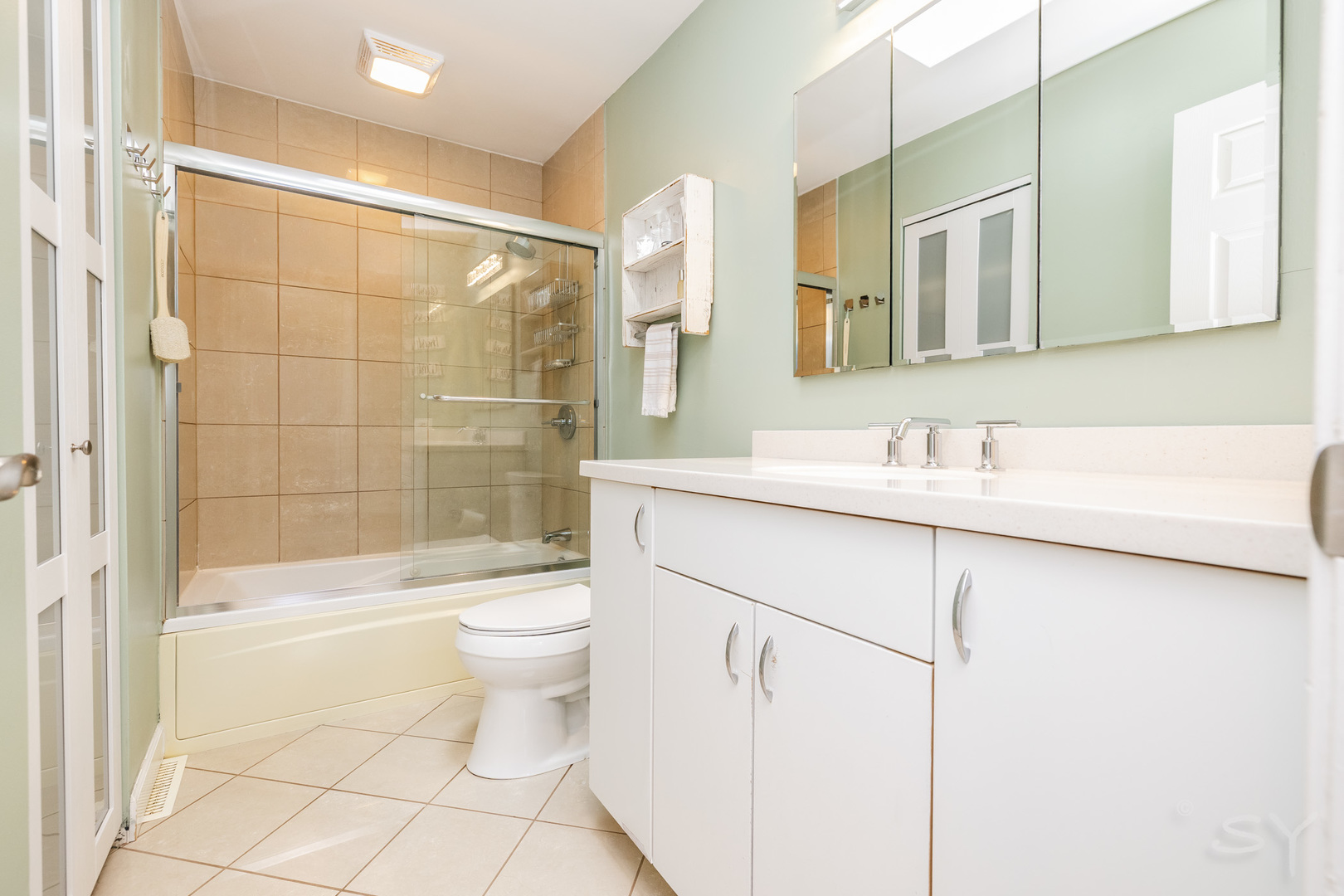 449 Geneva Road Glen Ellyn, IL 60137 - Photo 18 of 21 a bathroom with a bathtub shower sink vanity and toilet