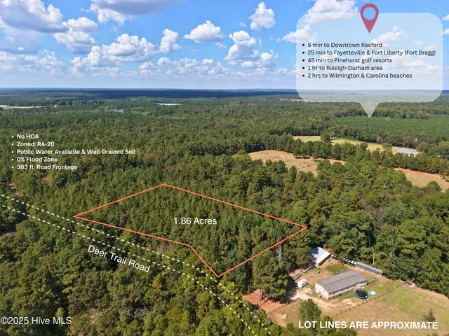 $39,999 | Lot 39-xx Lot 39-xx Deer Trail, Raeford, NC 28376