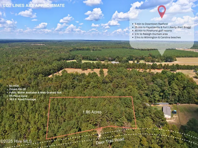$39,999 | Lot 39-xx Lot 39-xx Deer Trail, Raeford, NC 28376