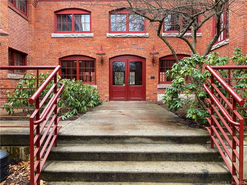 Entrance into lobby.