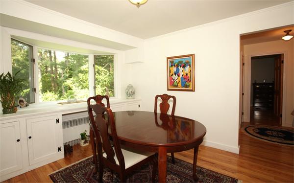 273 Conant Road Weston, MA 02493 - Photo 7 of 12 a view of a dining room with furniture window and wooden floor