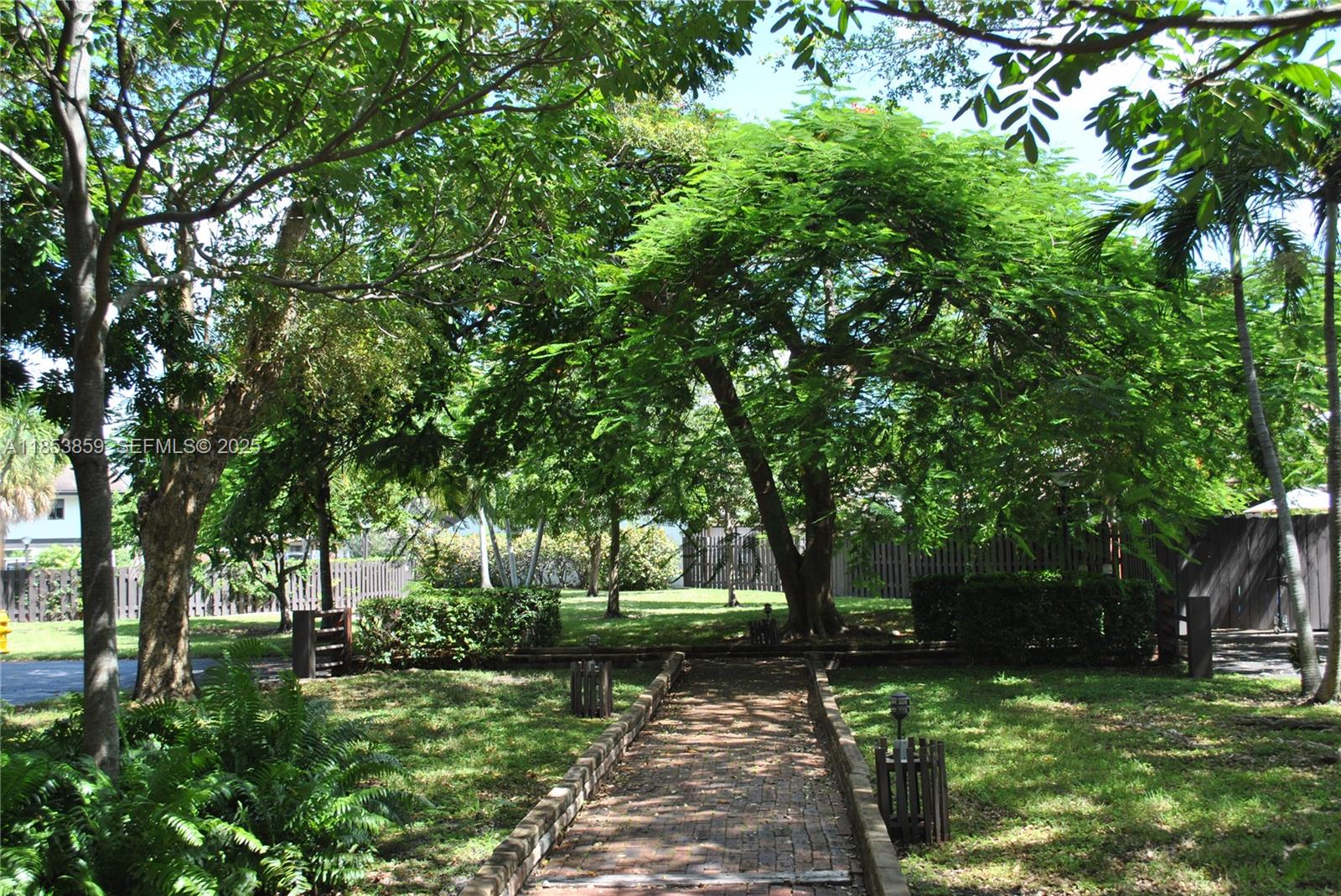 19941 Northeast 5th Court, Unit 3M Miami, FL 33179 - Photo 6 of 25 a view of a backyard with large trees