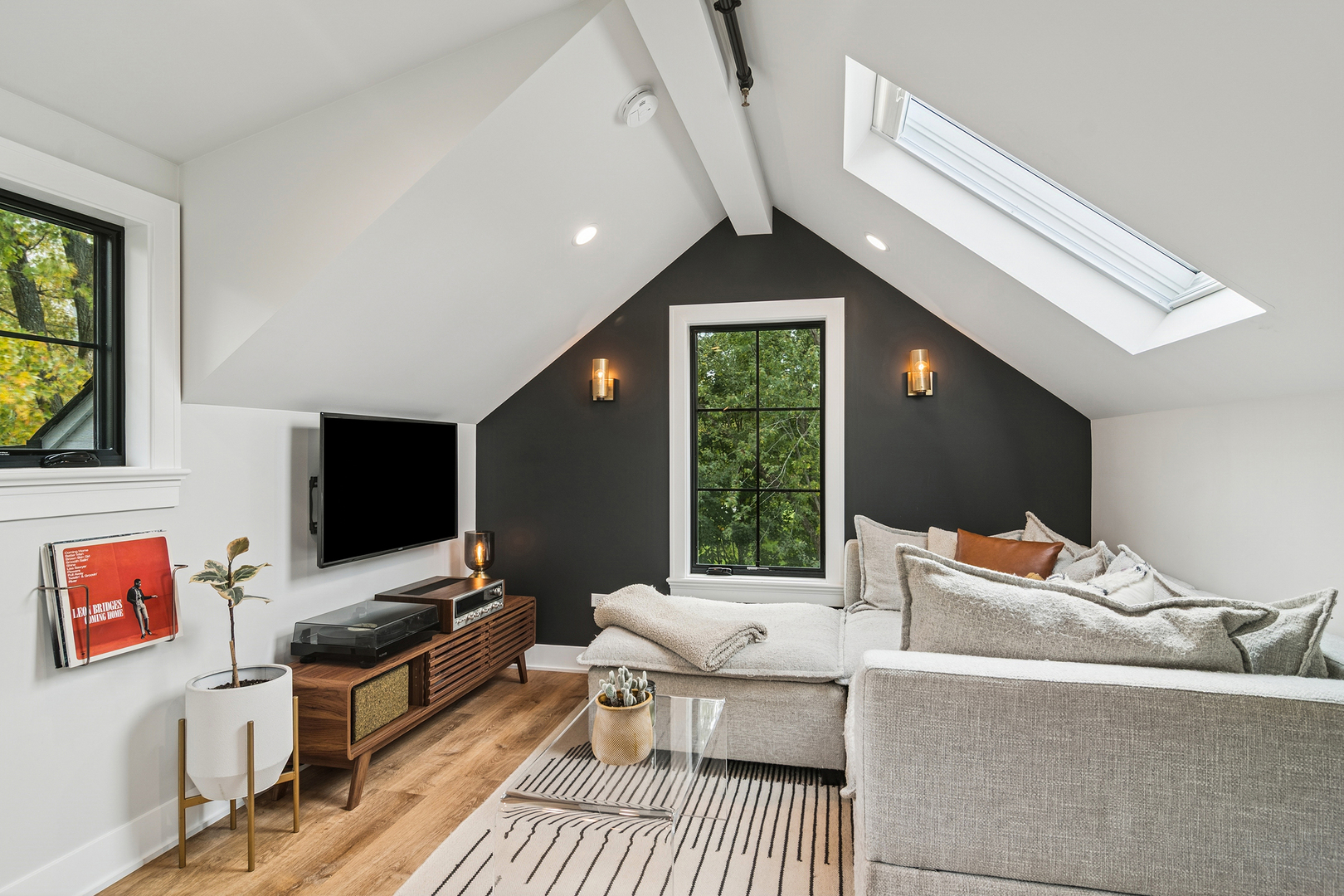 21318 Illinois Rte 59 Barrington, IL 60010 - Photo 32 of 42 a living room with furniture and a flat screen tv