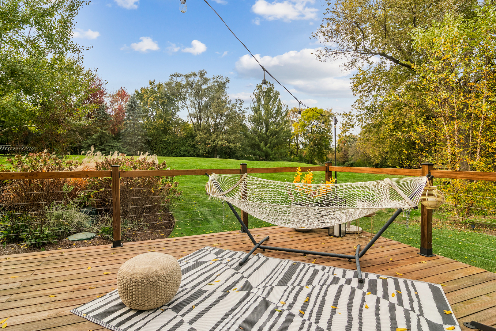 21318 Illinois Rte 59 Barrington, IL 60010 - Photo 33 of 42 a view of swimming pool with chairs and wooden fence