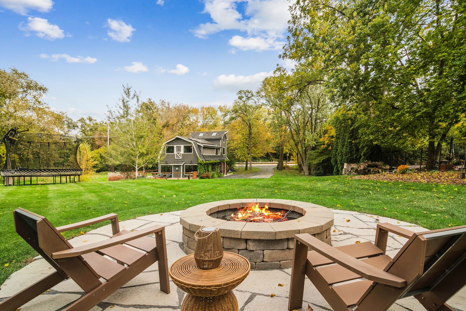 21318 Illinois Rte 59 Barrington, IL 60010 - Photo 36 of 42 a view of a backyard with sitting area