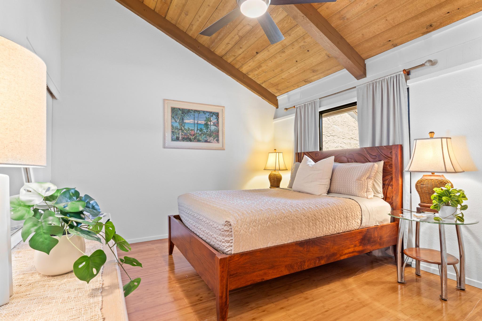 68-3840 Lua Kula Street, Unit F203 Waikoloa, HI 96738 - Photo 14 of 29 a bedroom with a bed table and a couch