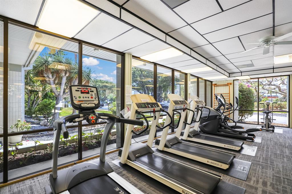 4380 Exeter Drive, Unit H202 Longboat Key, FL 34228 - Photo 35 of 37 a view of a room with gym equipment