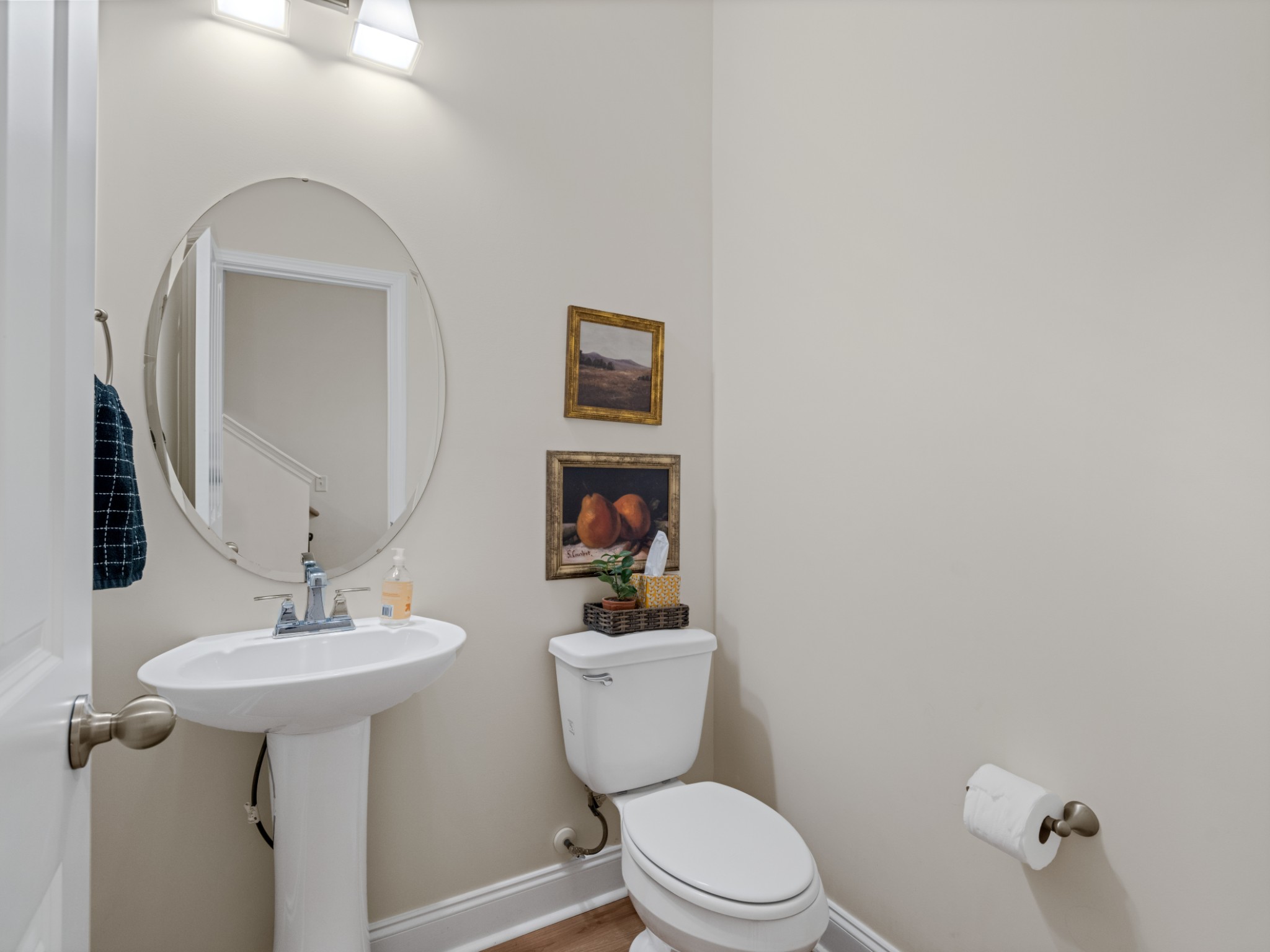 1043 June Wilde Ridge Spring Hill, TN 37174 - Photo 17 of 35 a bathroom with a toilet a sink and mirror