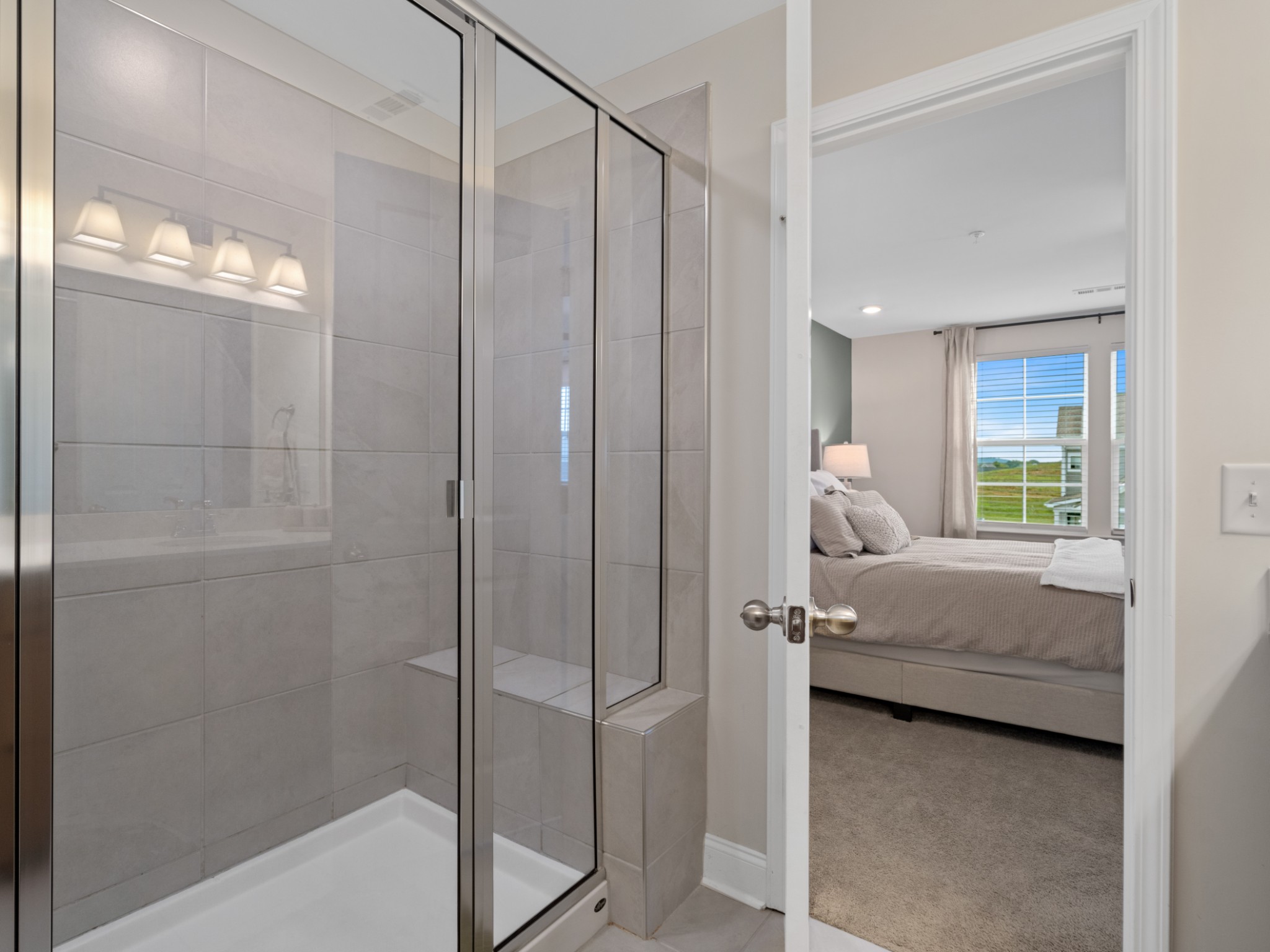 1043 June Wilde Ridge Spring Hill, TN 37174 - Photo 23 of 35 a en suite bathroom with a shower