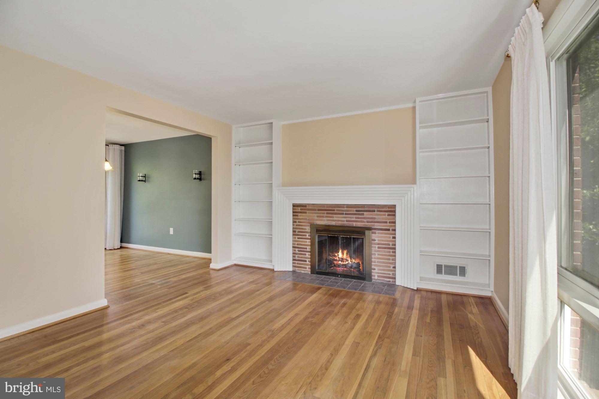 1512 Constance Street Silver Spring, MD 20902 - Photo 2 of 22 Living room with fireplace