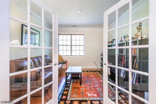 a room with furniture and a window