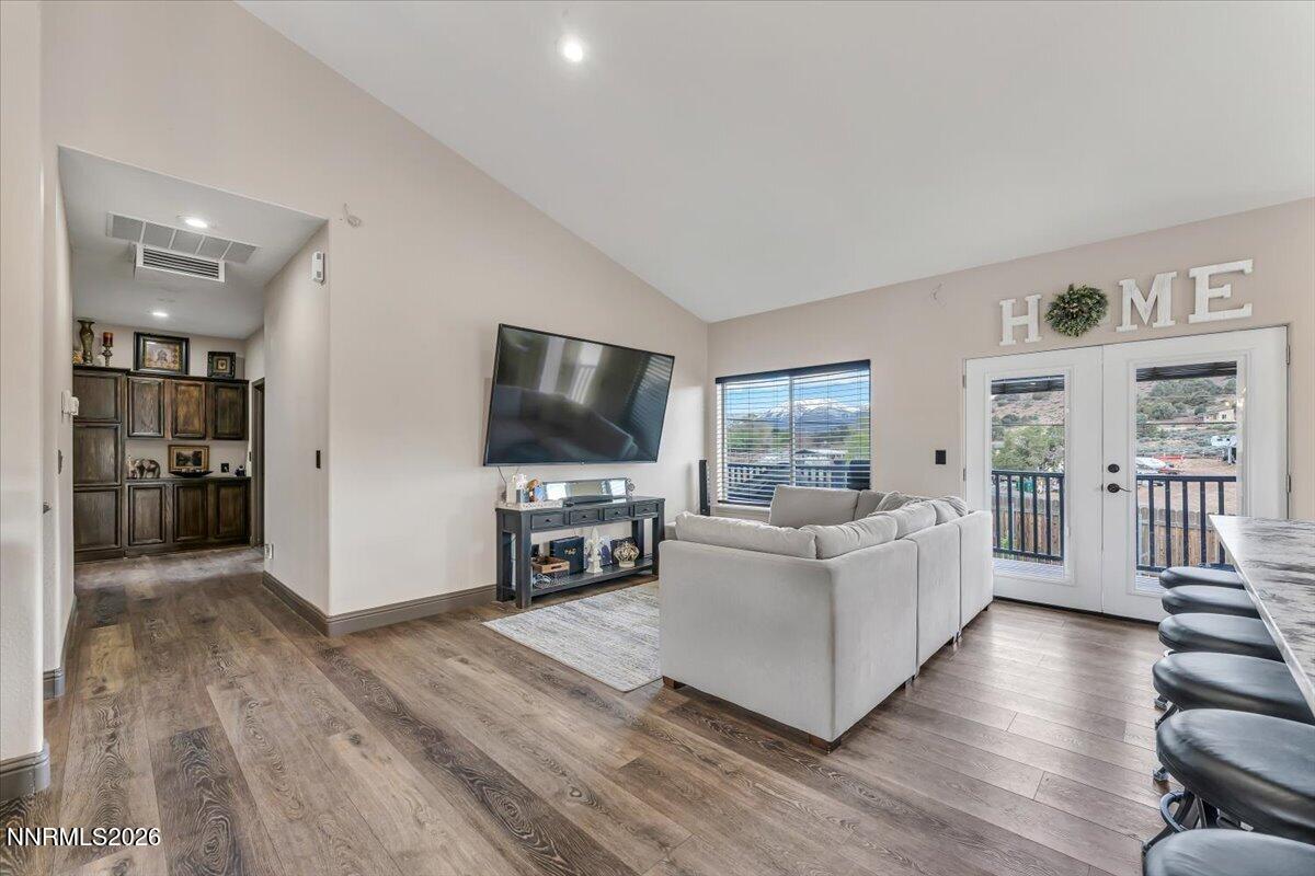 15770 Rocky Vista Road Reno, NV 89521 - Photo 8 of 68 a living room with furniture and a flat screen tv