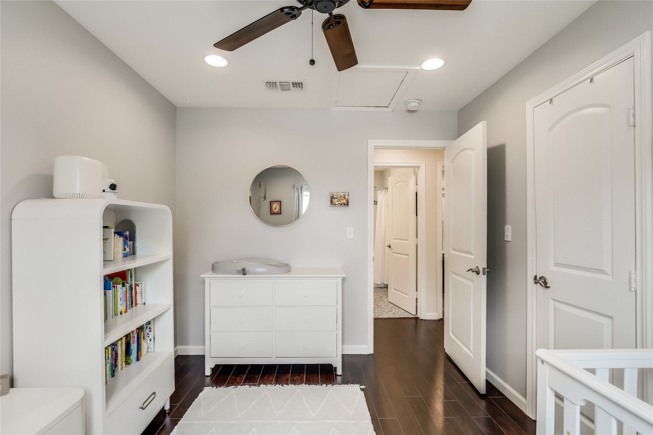 5112 Heflin Lane Austin, TX 78721 - Photo 22 of 38 All of the bedrooms come with ceiling fans, closet storage, and wood flooring (no carpet!).