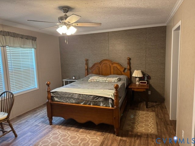 1927 Five Forks Road Pamplin, VA 23958 - Photo 16 of 42 Bedroom featuring wood-finish flooring, a ceiling