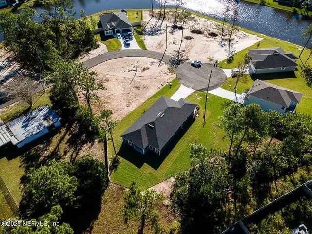 a view of outdoor space with garden