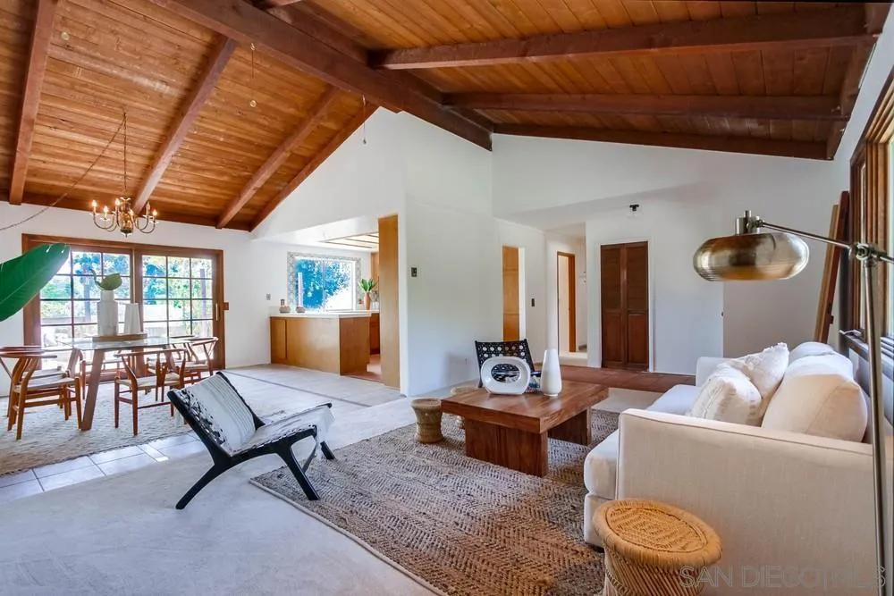 335 Rancho Santa Fe Road Encinitas, CA 92024 - Photo 8 of 38 a living room with furniture and a large window