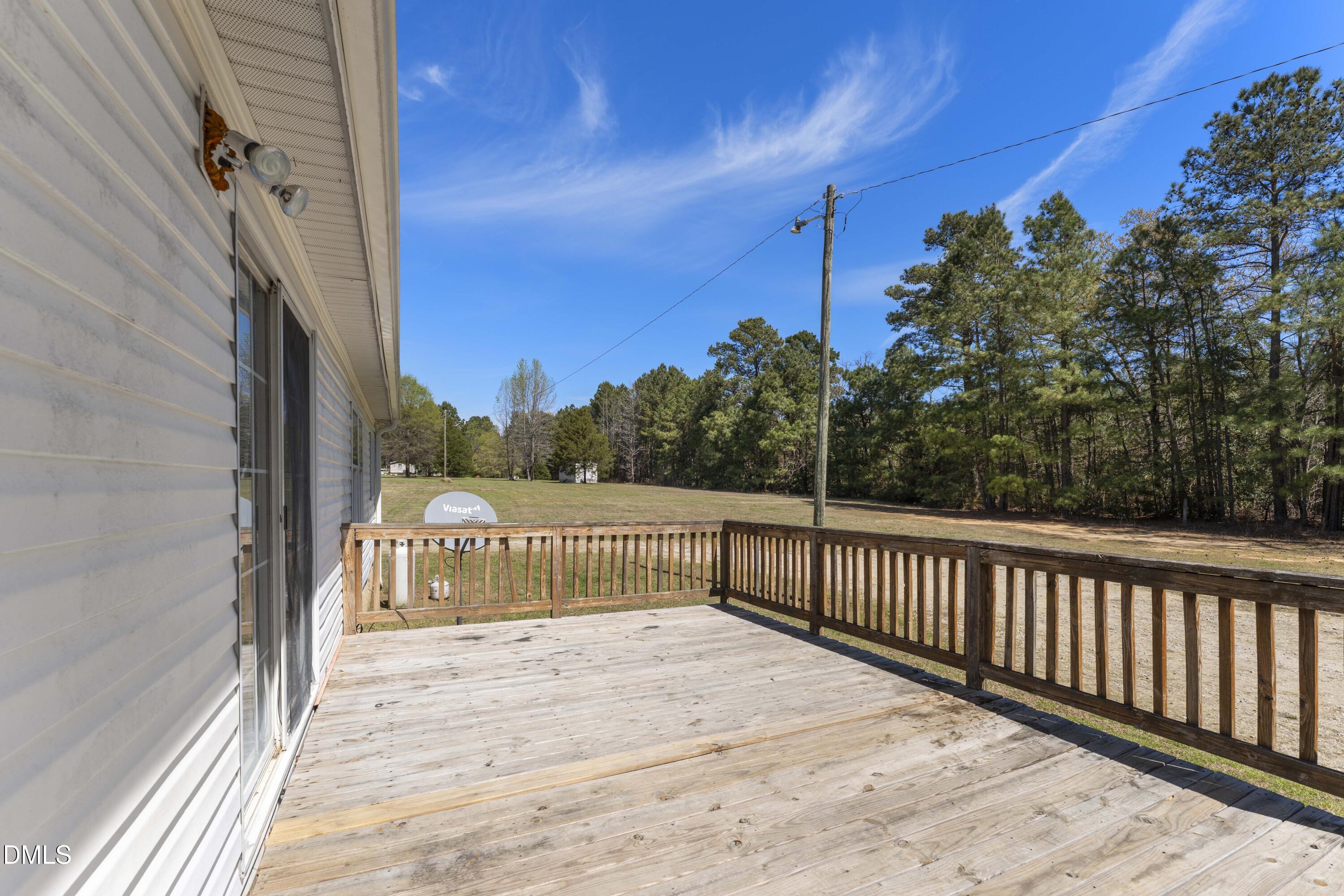 501 Macon-Embro Road Macon, NC 27551 - Photo 25 of 37 a view of balcony with wooden fence