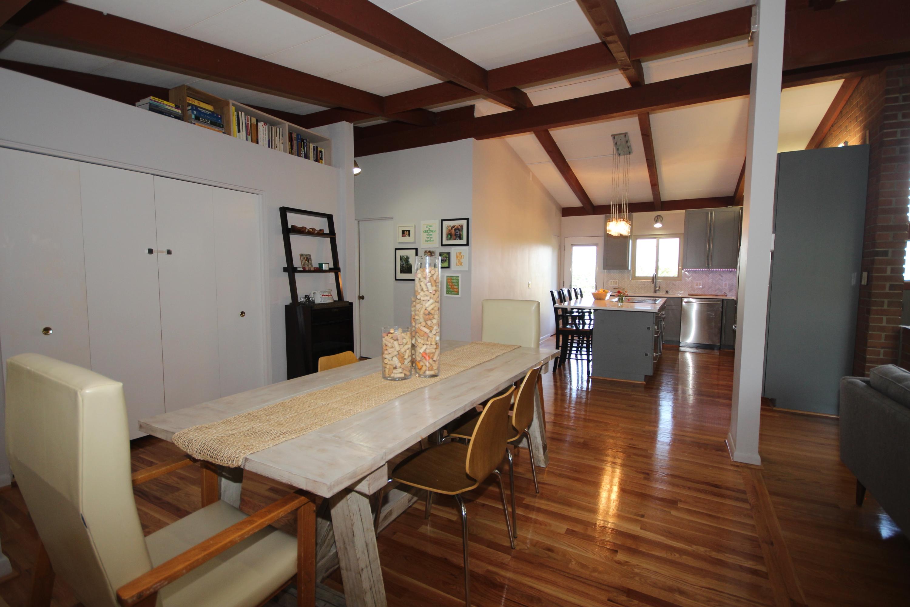 4507 Rosecrest Road Roanoke, VA 24018 - Photo 15 of 41 a view of a dining room with furniture and wooden floor