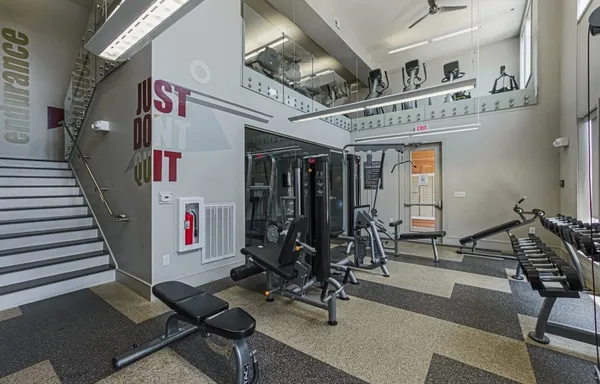 a view of gym