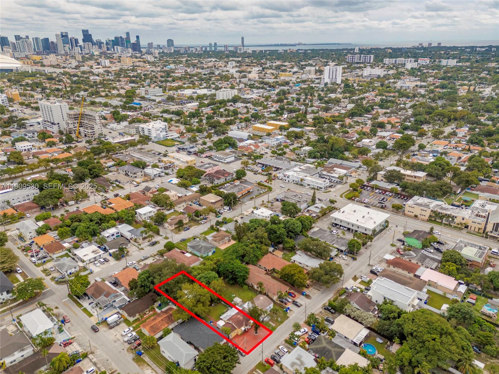 811 Northwest 24th Court Miami, FL 33125 - Photo 15 of 18 an aerial view of a city