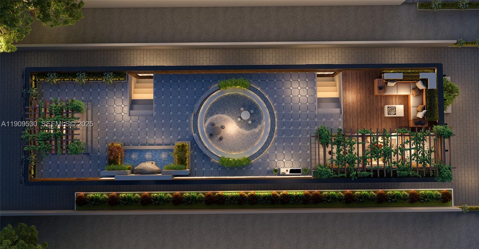 811 Northwest 24th Court Miami, FL 33125 - Photo 3 of 18 a room with painting on the wall and a mirror