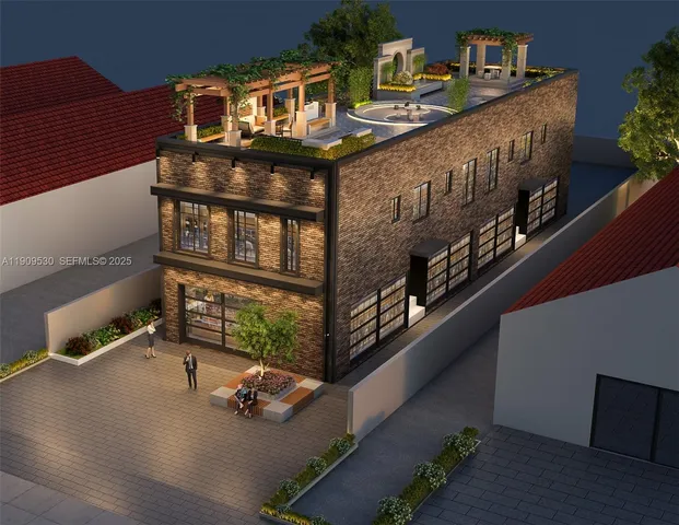 a view of balcony with furniture