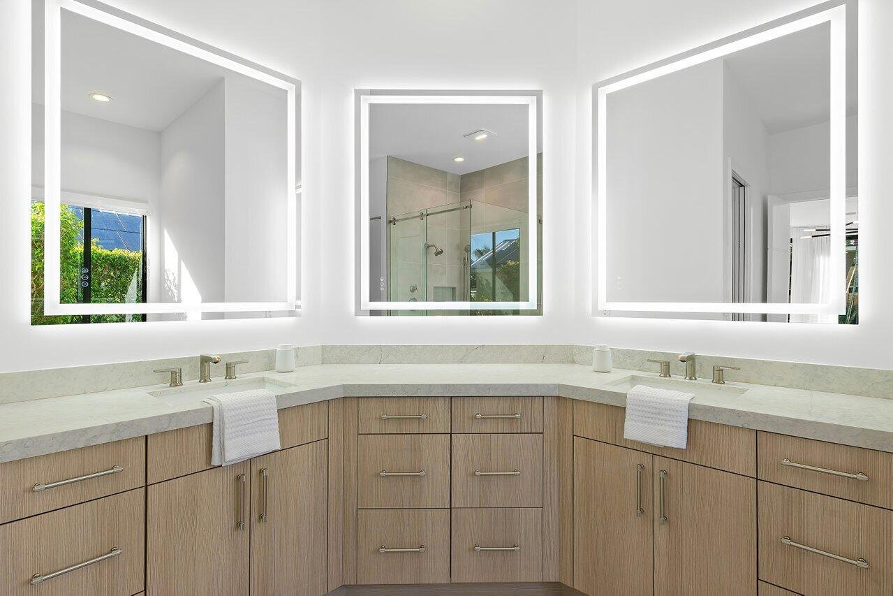 636 Eddy Street Boca Raton, FL 33487 - Photo 29 of 44 a bathroom with a sink and a window