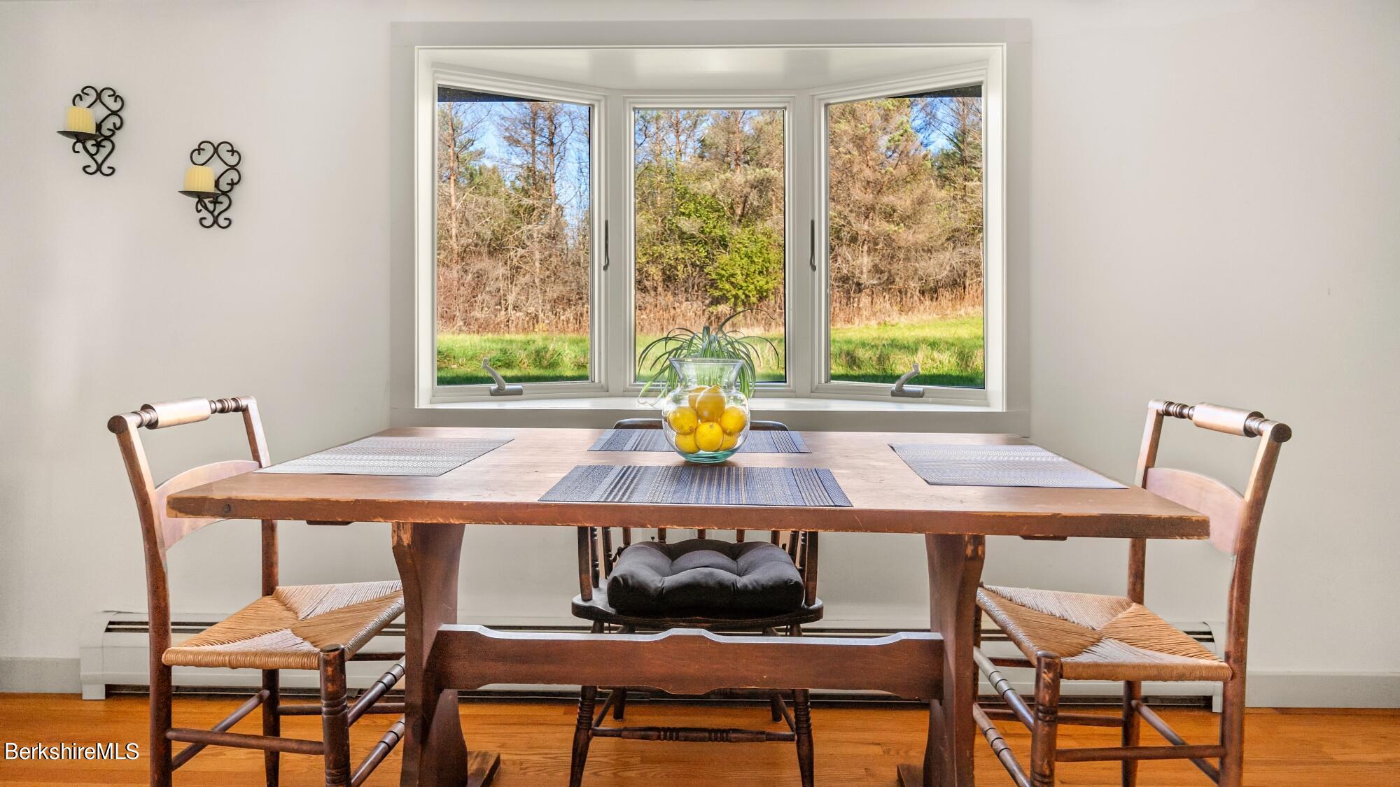 16 Interlaken Road Stockbridge, MA 01266 - Photo 17 of 42 a dining room with furniture and window