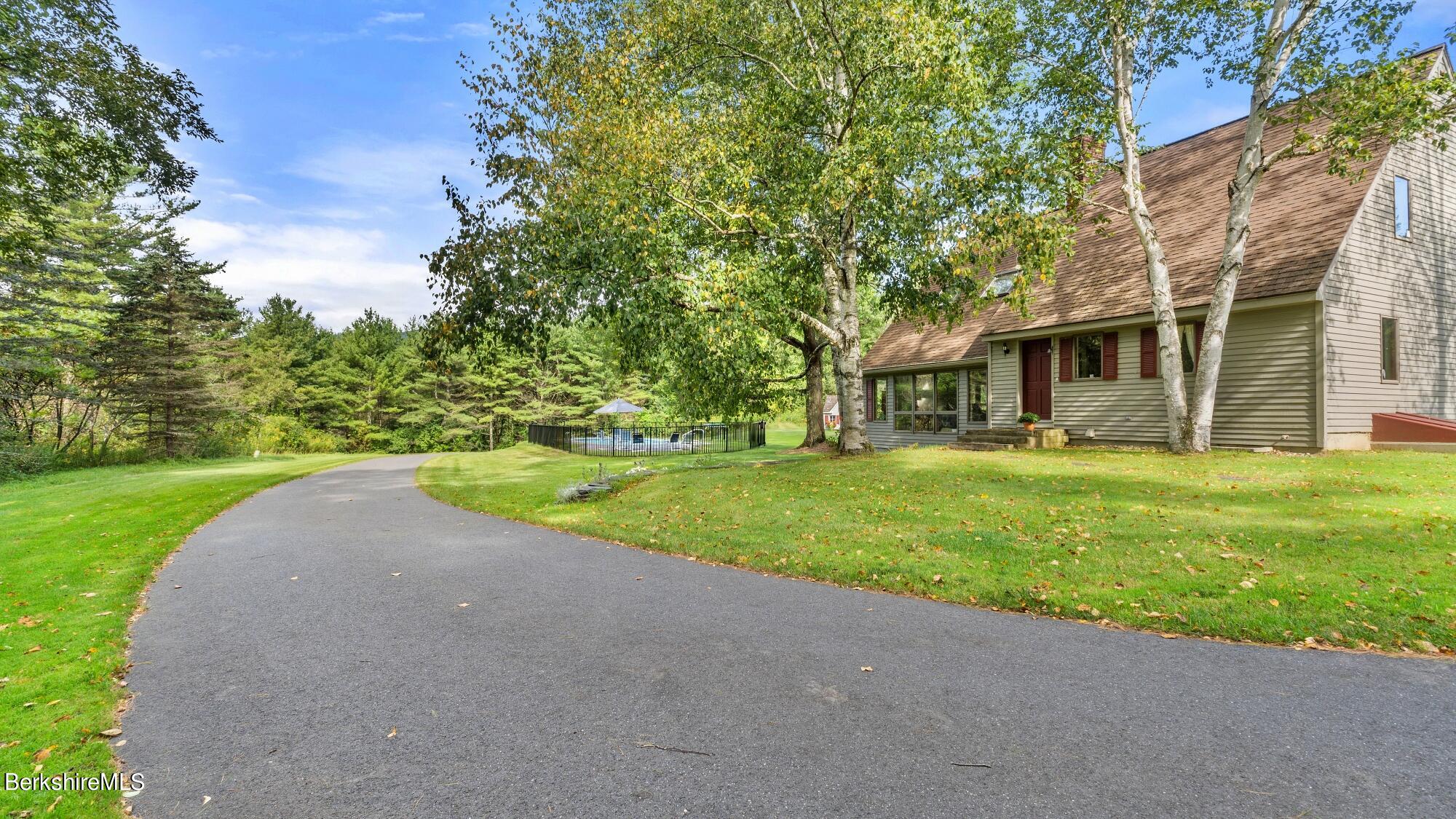 16 Interlaken Road Stockbridge, MA 01266 - Photo 36 of 42 a view of house with outdoor space and garden