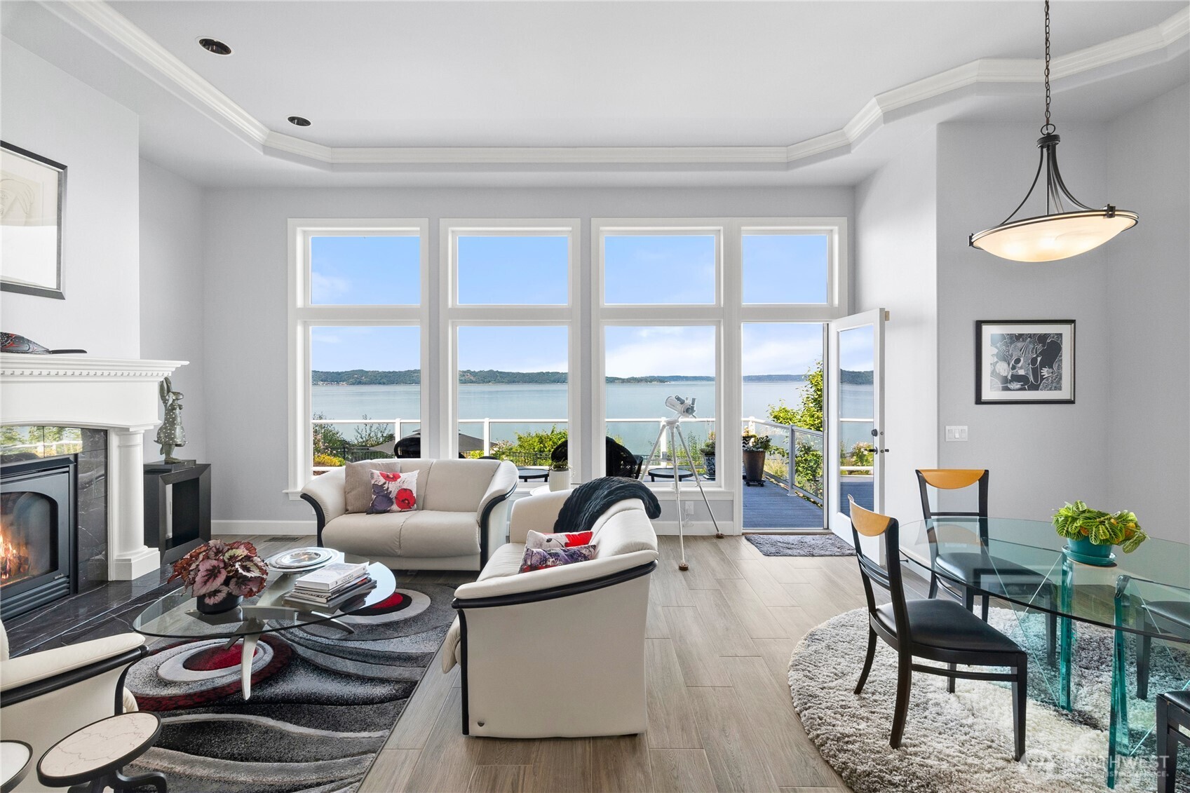 4346 Southwest 307th Street Federal Way, WA 98023 - Photo 14 of 40 a living room with furniture and a fireplace