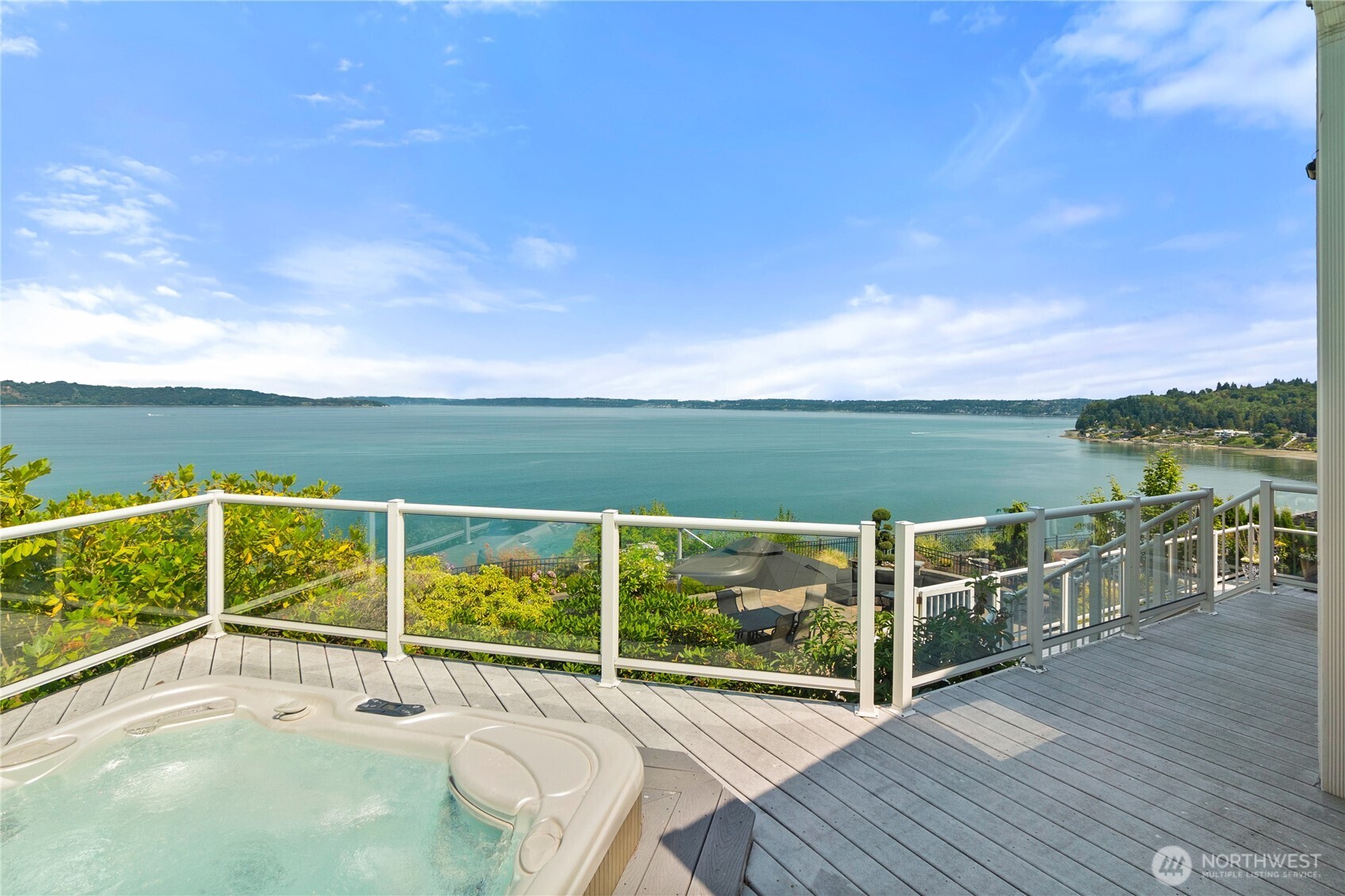4346 Southwest 307th Street Federal Way, WA 98023 - Photo 31 of 40 a view of a balcony with ocean view
