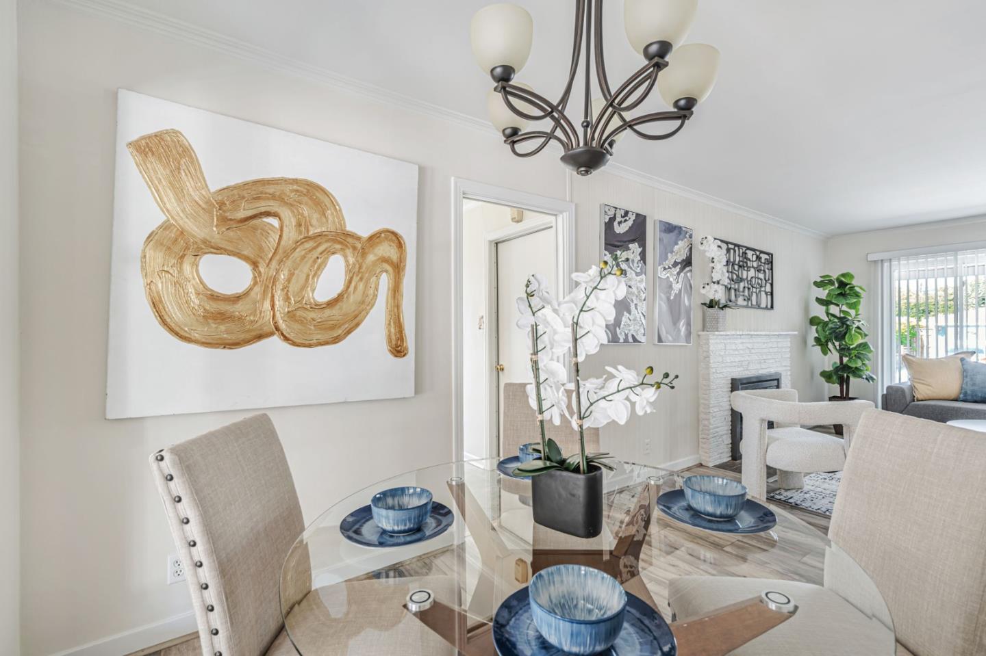 3993 Pasadena Drive San Mateo, CA 94403 - Photo 17 of 40 a living room with furniture and a table
