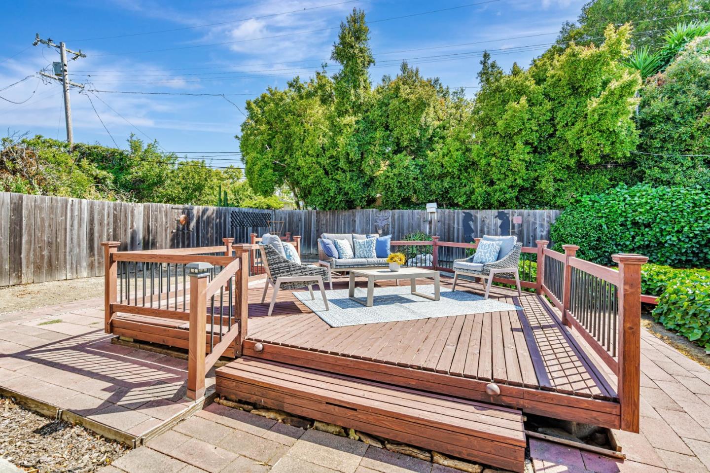 3993 Pasadena Drive San Mateo, CA 94403 - Photo 37 of 40 a view of a patio with furniture