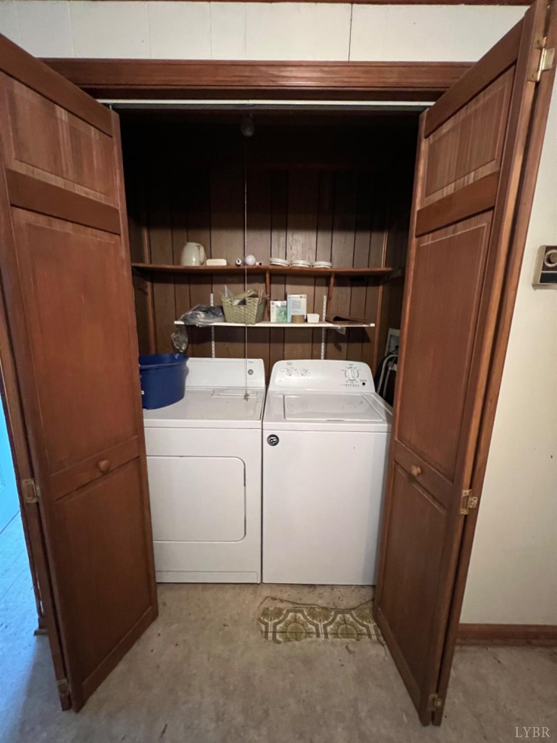1266 Ambrose Rucker Road Monroe, VA 24574 - Photo 5 of 18 a utility room with dryer and washer