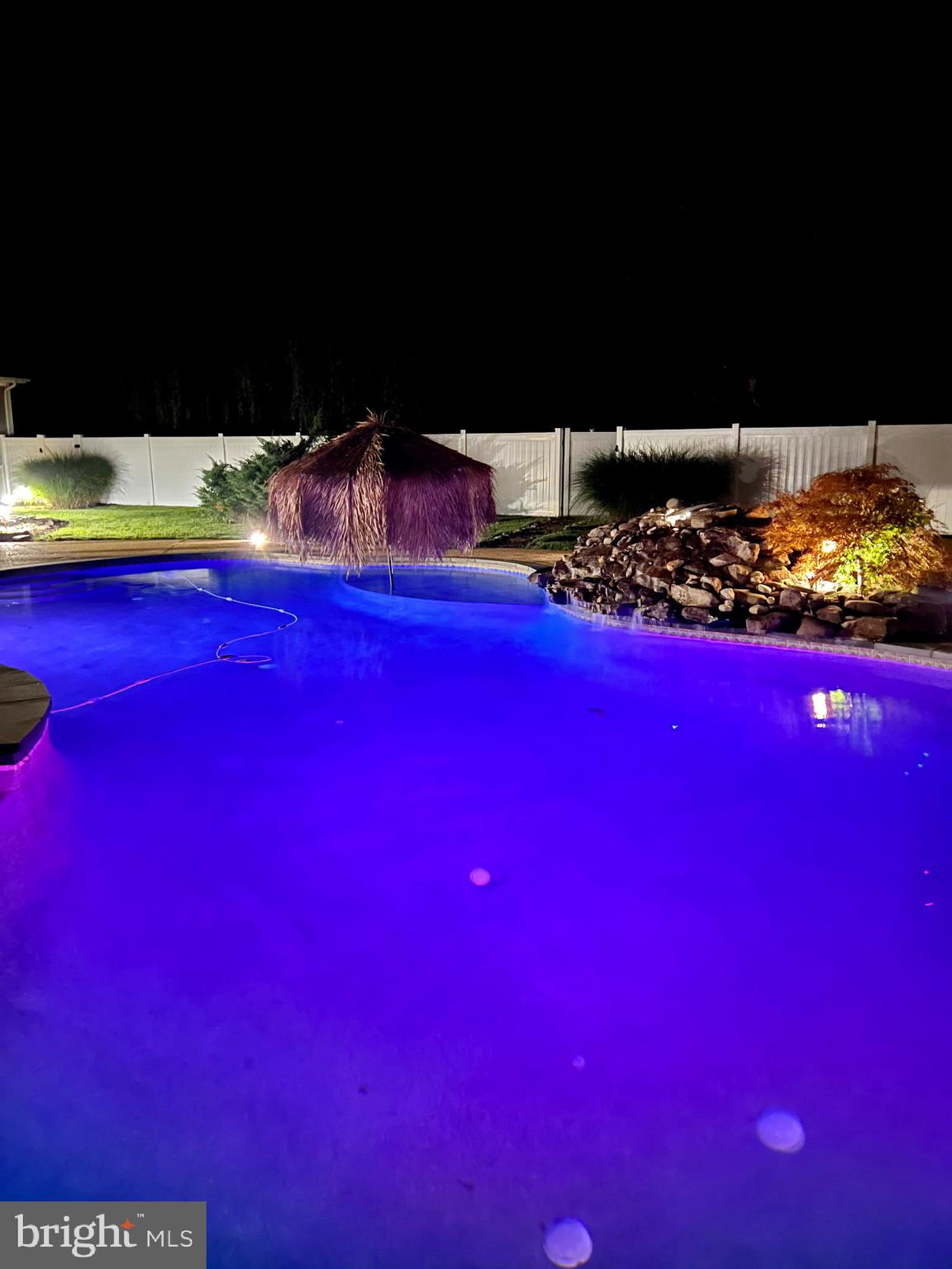 13655 Waverly Point Road Newburg, MD 20664 - Photo 113 of 114 Pool at night with SAM lights
