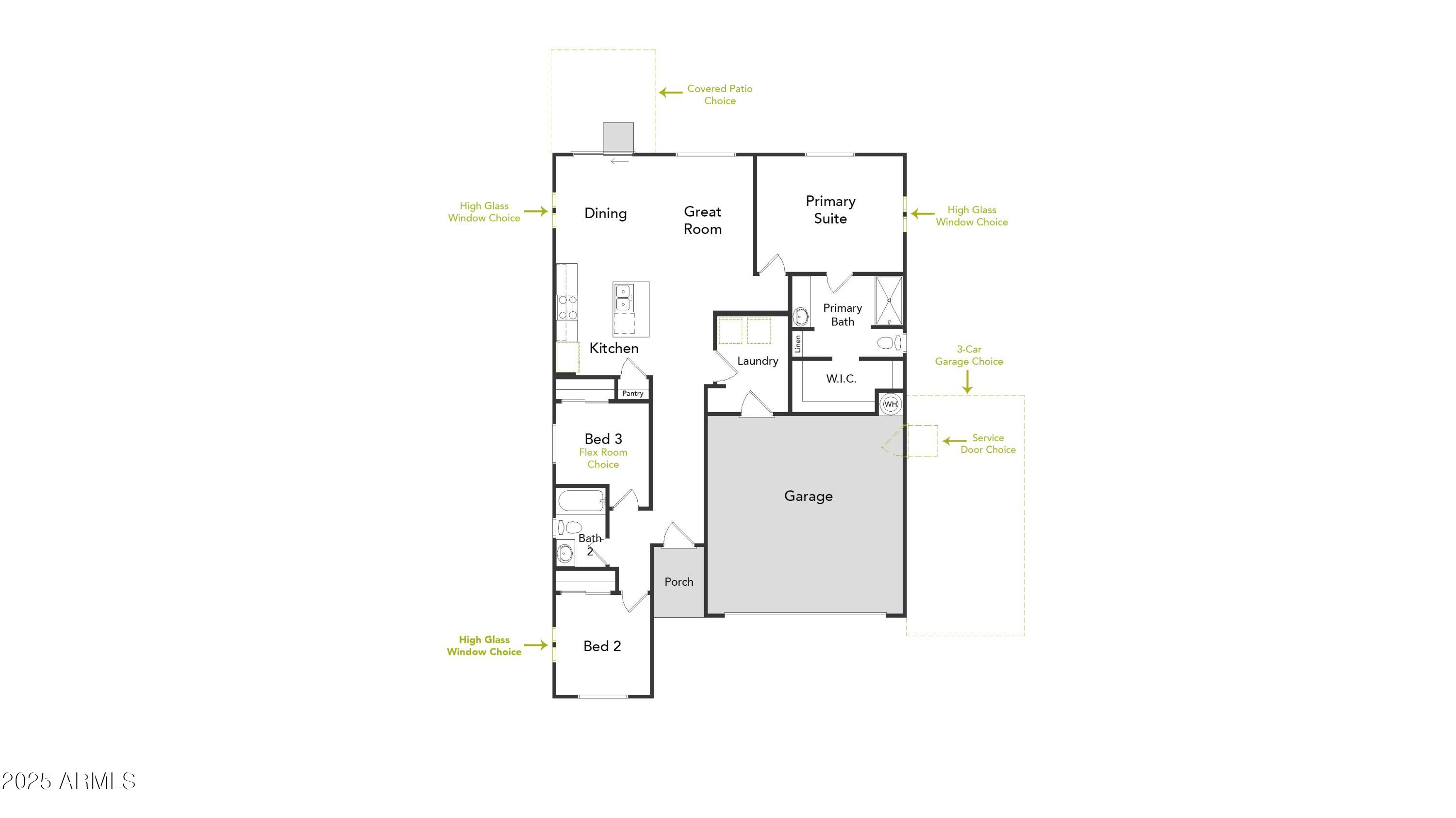 1345 West Inca Drive Coolidge, AZ 85128 - Photo 19 of 19 Saguaro Floorplan