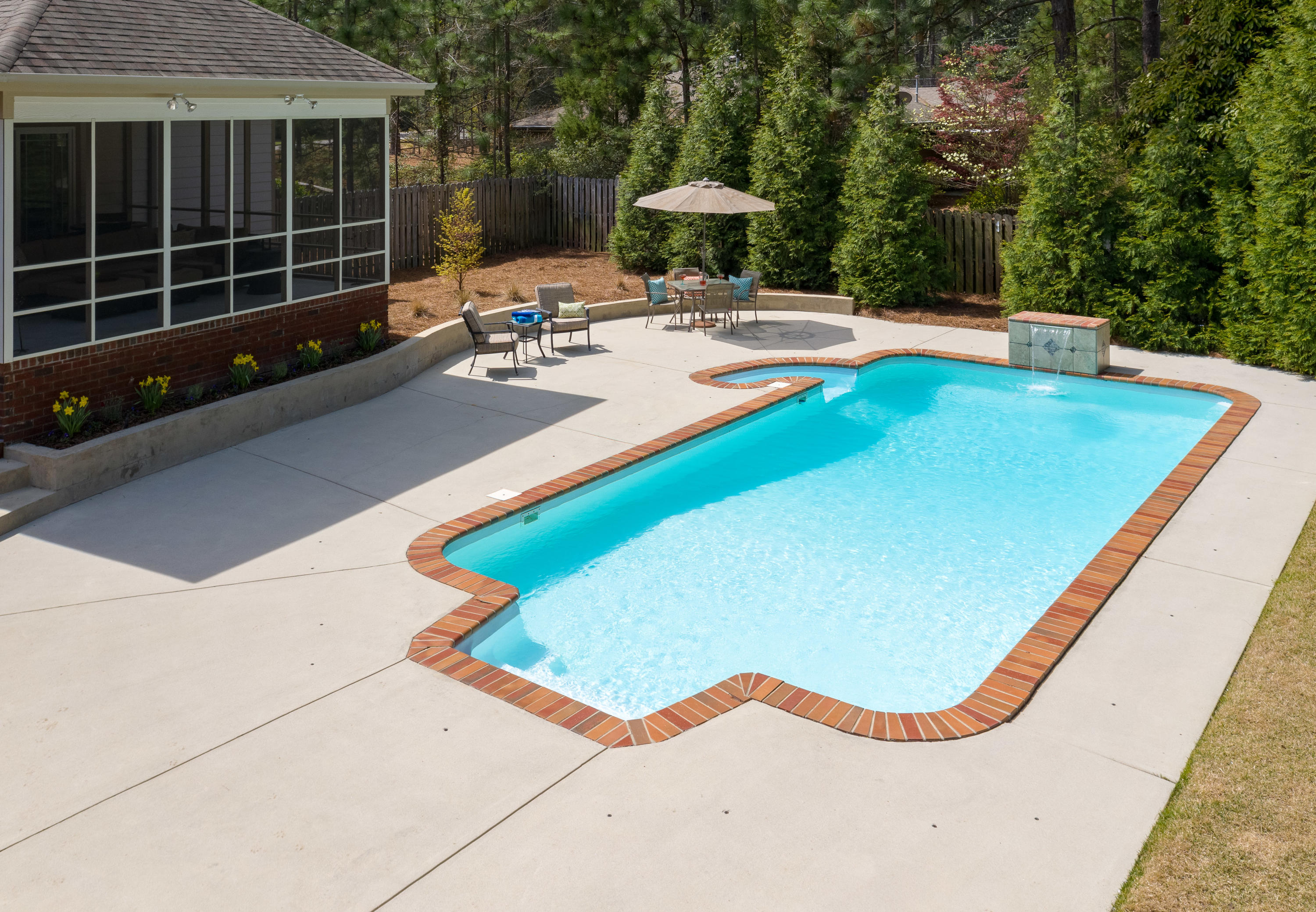 560 Grove Road Southern Pines, NC 28387 - Photo 41 of 52 Pool Aerial 2