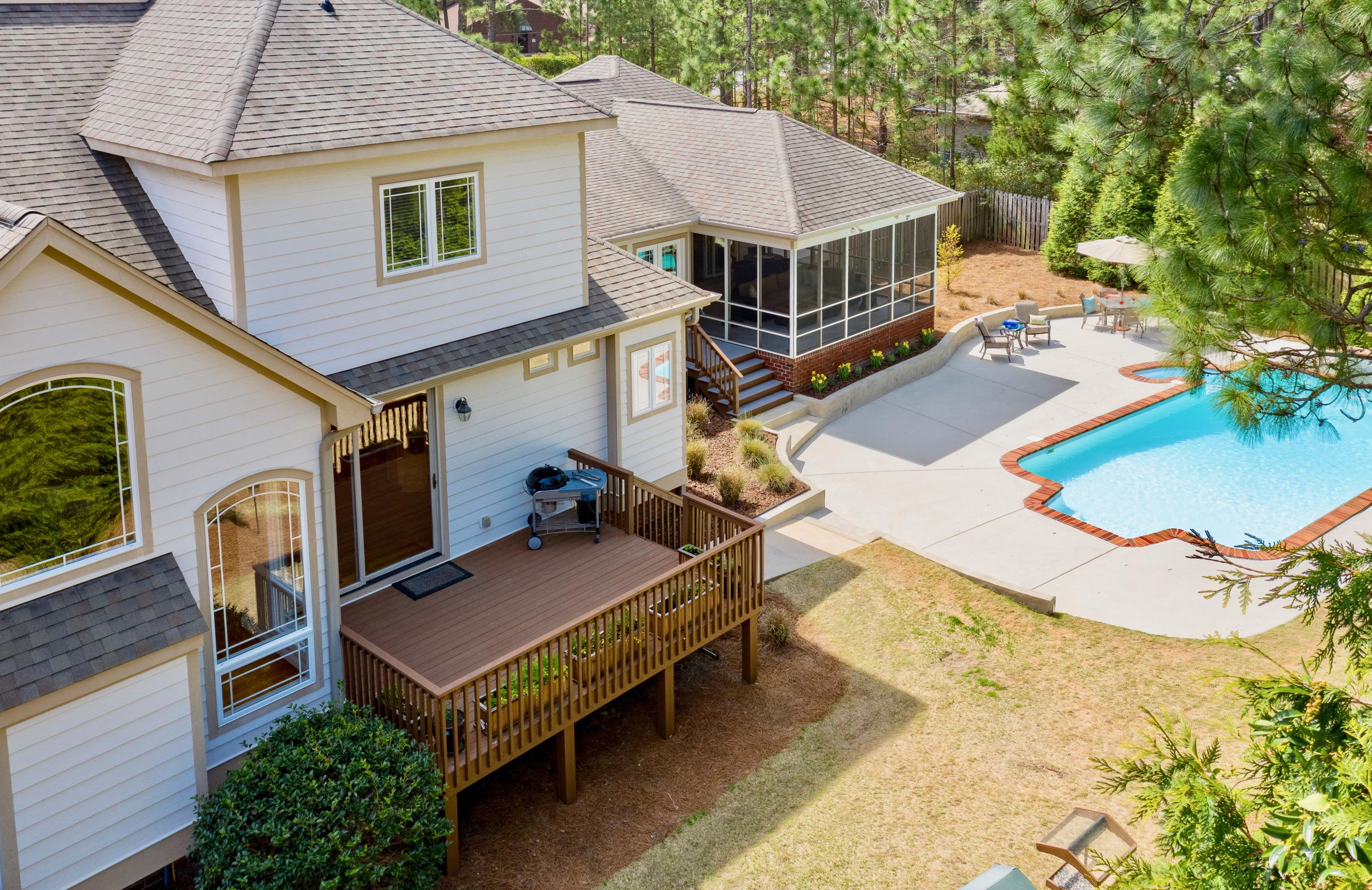 560 Grove Road Southern Pines, NC 28387 - Photo 48 of 52 Rear Aerial Deck