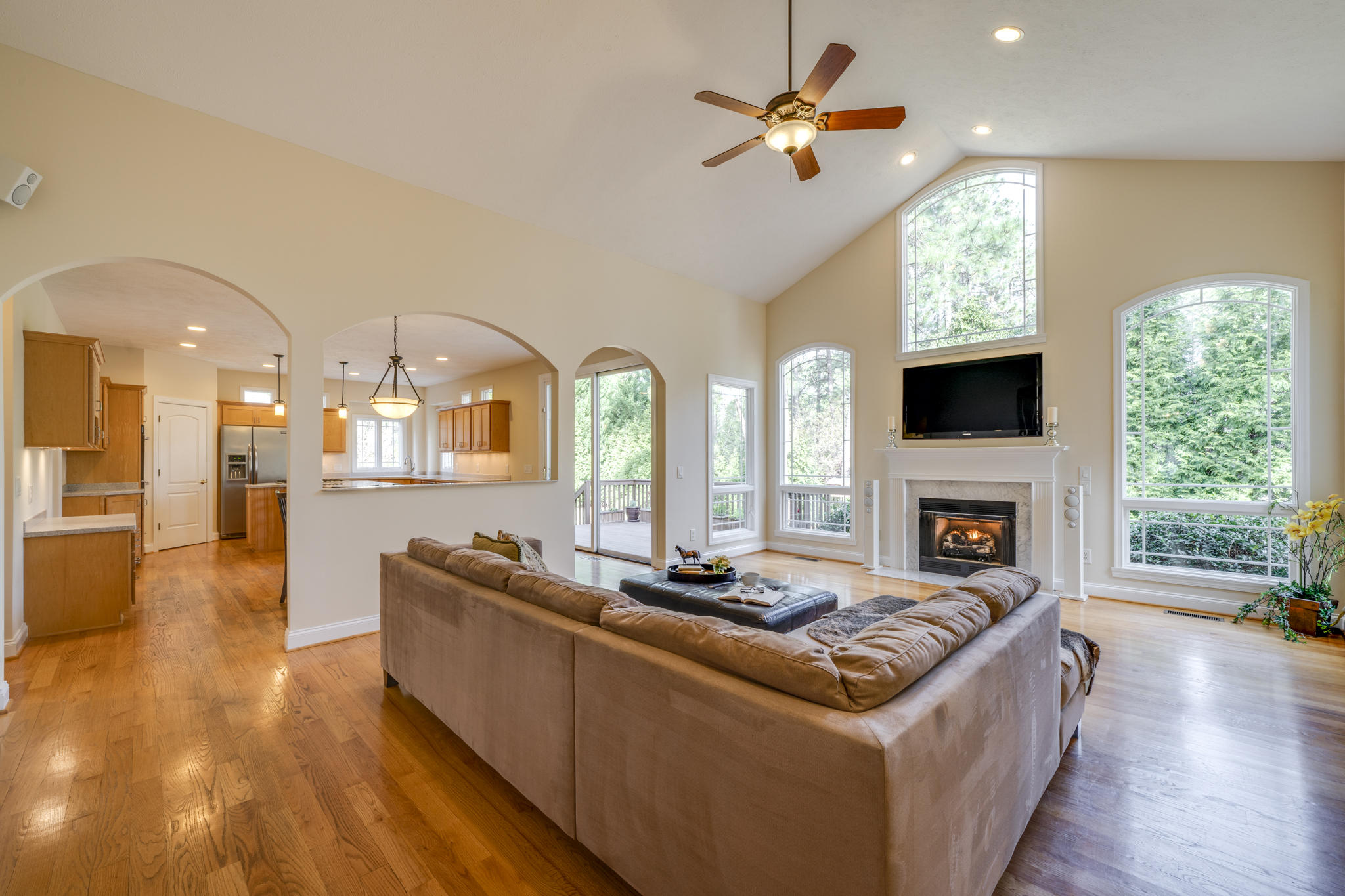 560 Grove Road Southern Pines, NC 28387 - Photo 5 of 52 Living Room to Kitchen