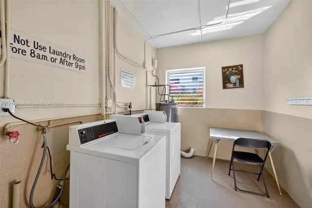 a view of washer and dryer