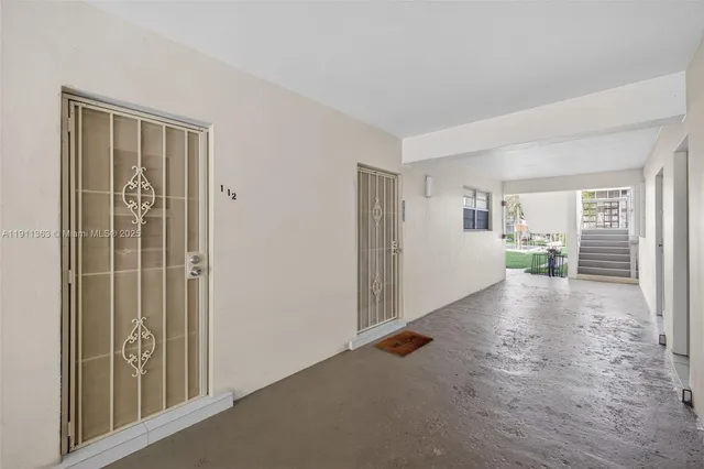 a view of a house with a hallway