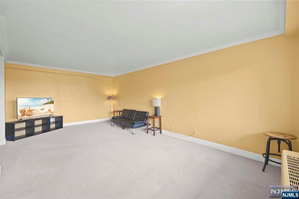 1375 River Road, Unit 4D Edgewater, NJ 07020 - Photo 9 of 25 a view of livingroom with furniture and a flat screen tv